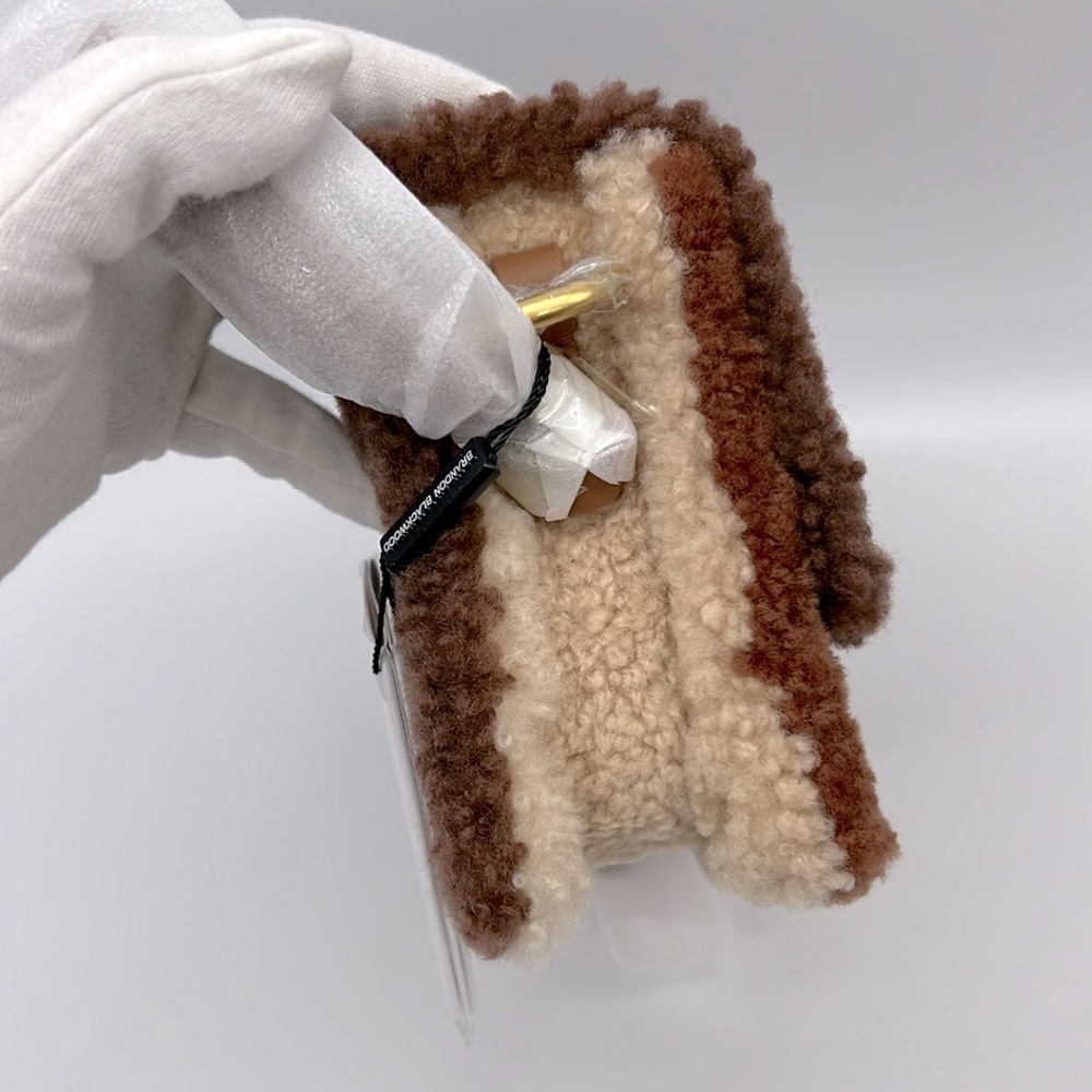 Brandon Blackwood Nia Bag in Multi Brown Shearling - Picture 6 of 16